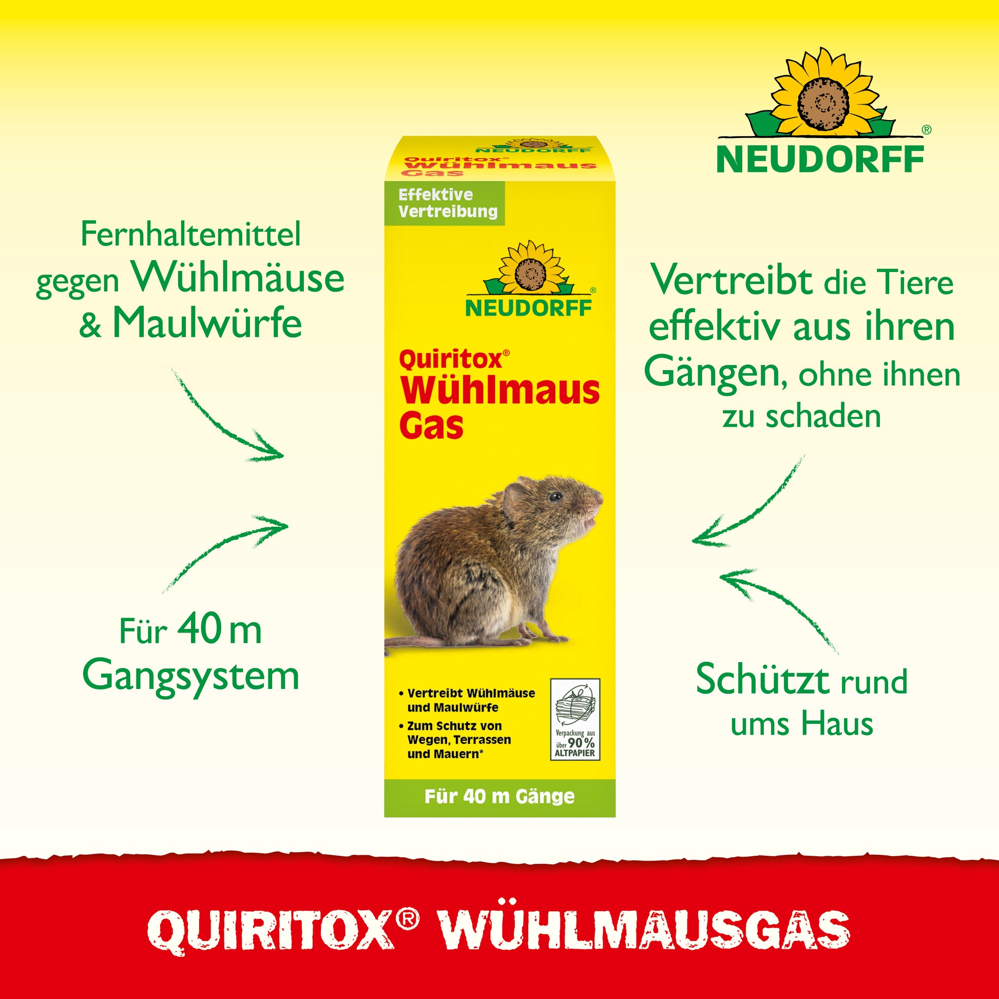 Quiritox Wühlmaus­Gas