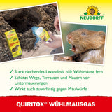 Neudorff Quiritox Wühlmaus­Gas 2 Stk. Faltschachtel