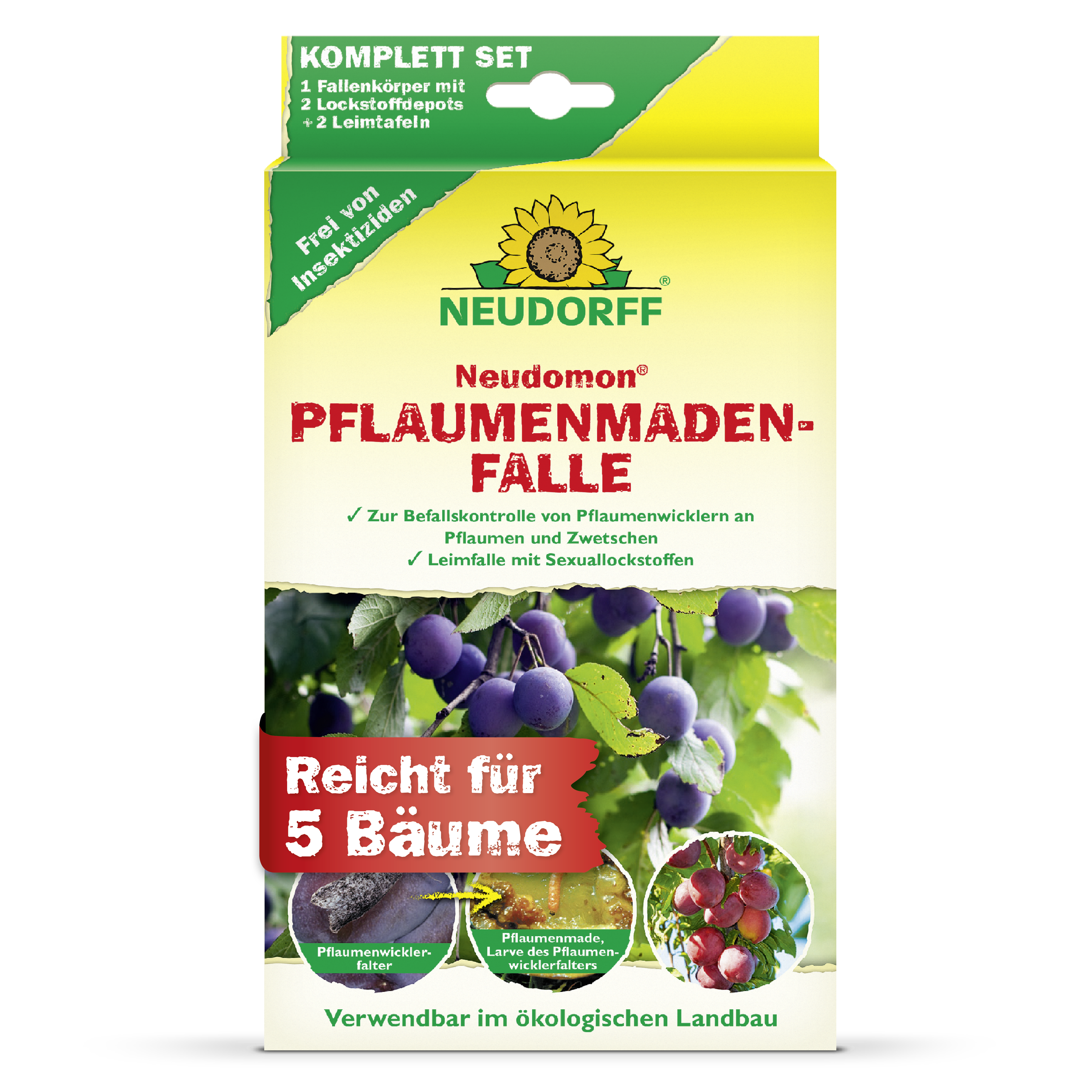Neudomon Pflaumenmaden­Falle