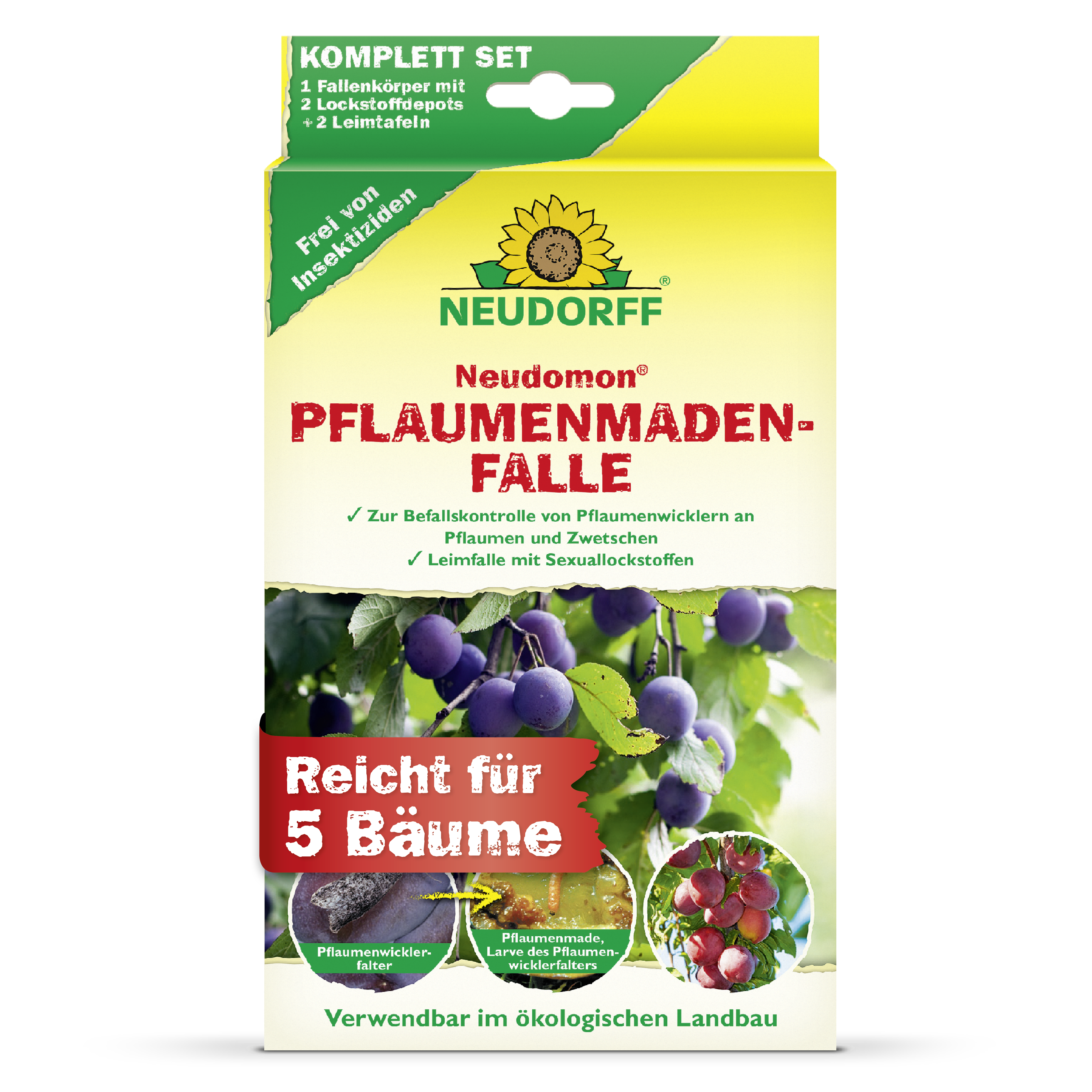 Neudomon Pflaumenmaden­Falle
