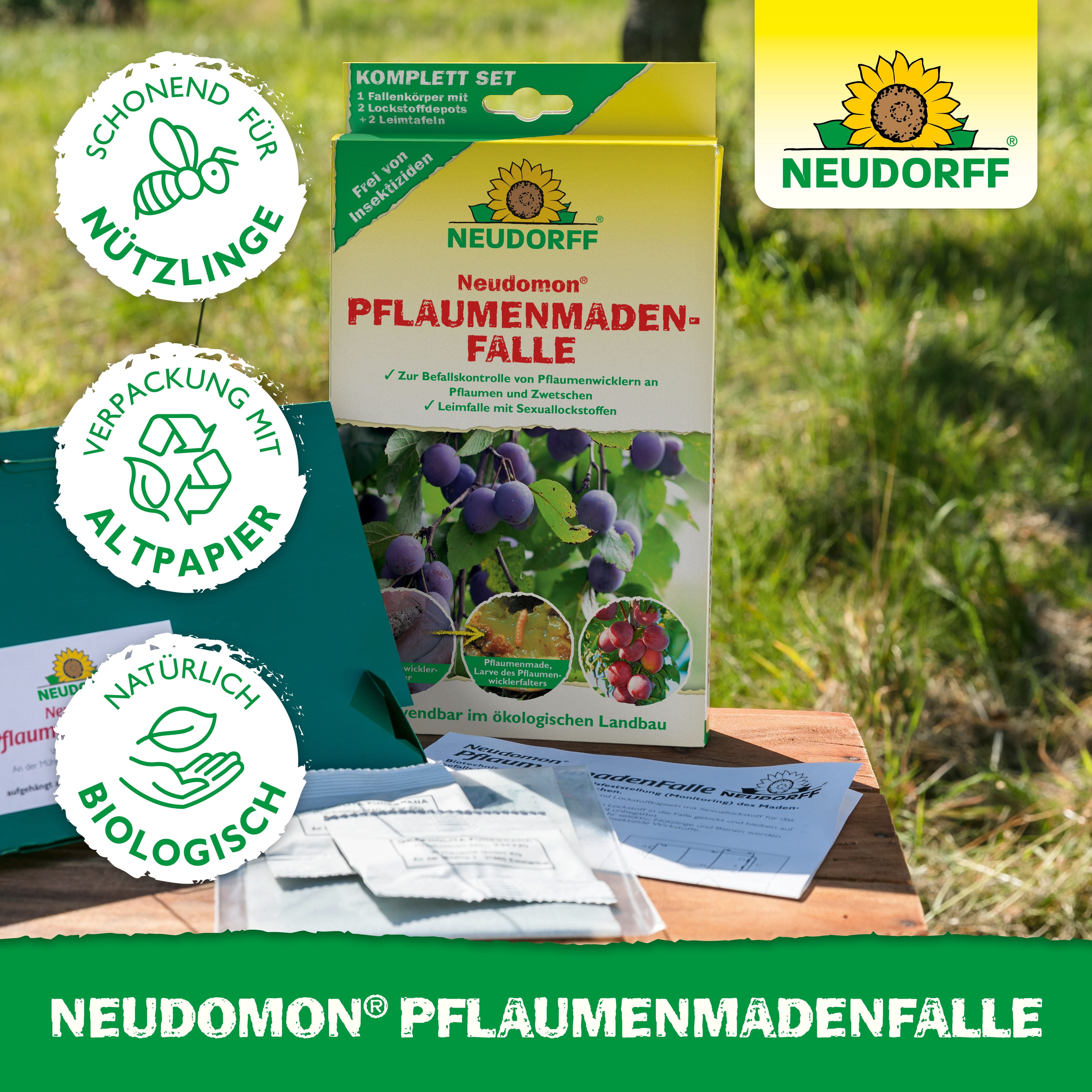 Neudomon Pflaumenmaden­Falle