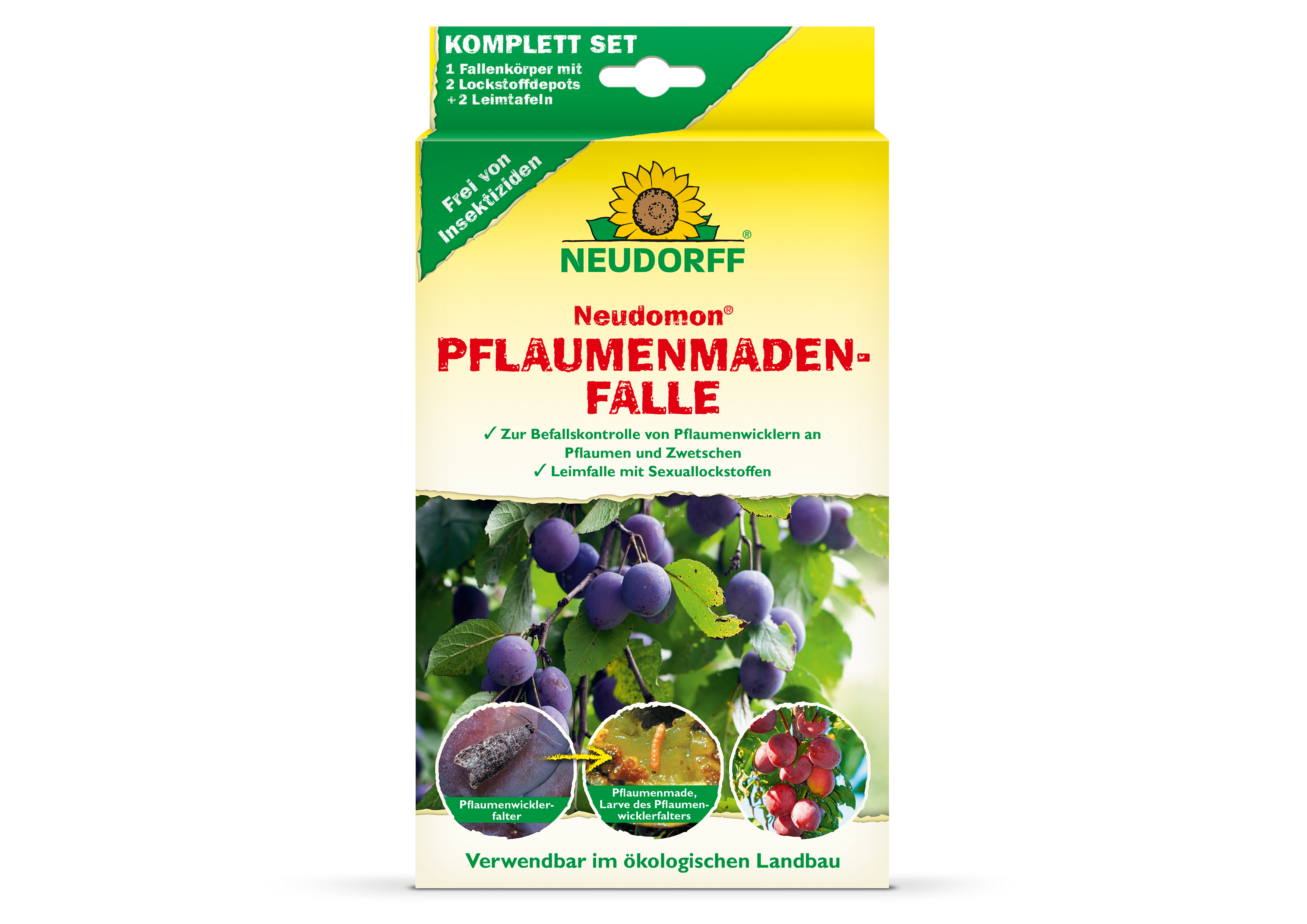 Neudomon Pflaumenmaden­Falle