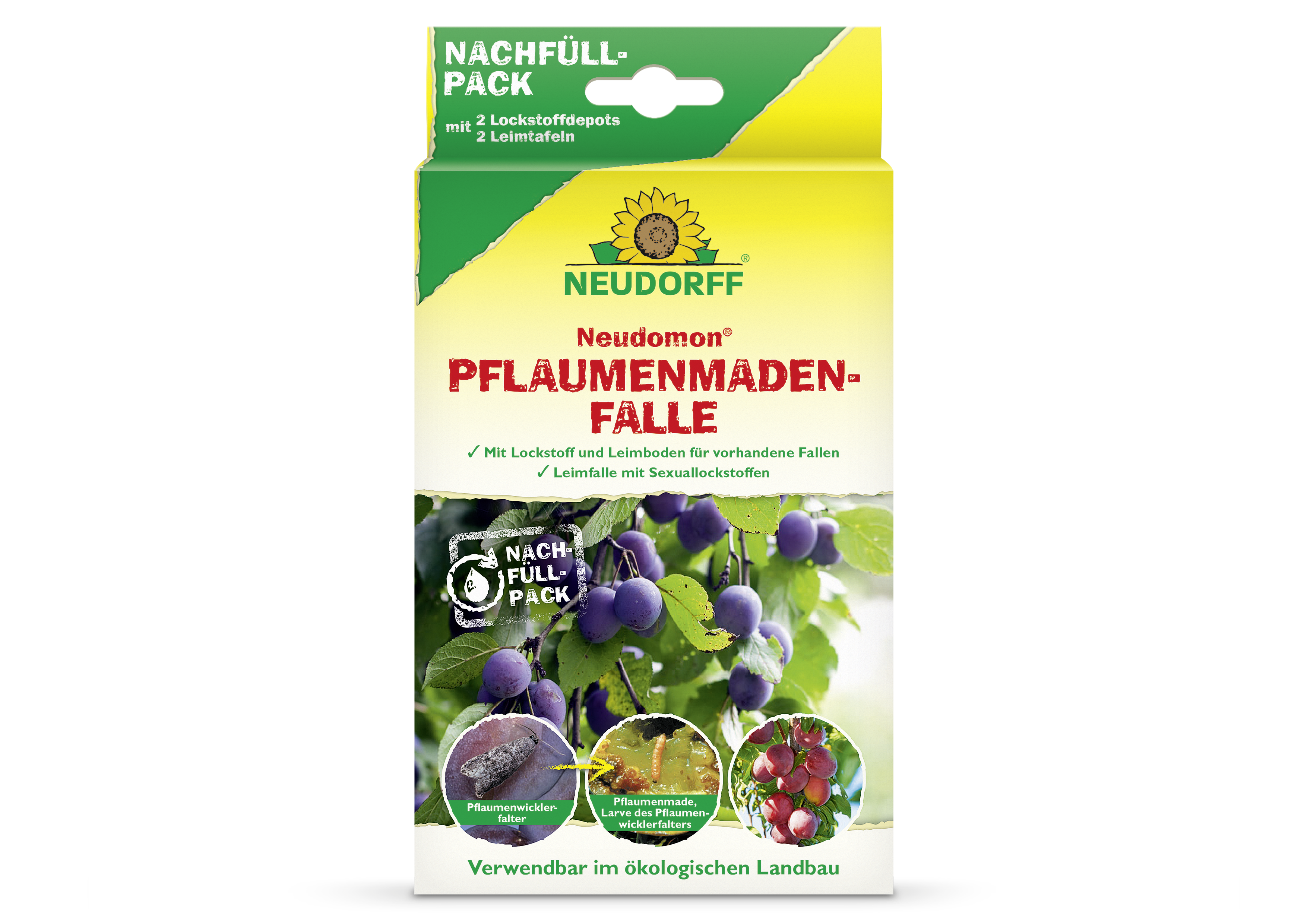 Neudomon Pflaumenmaden­Falle Nachfüllpack