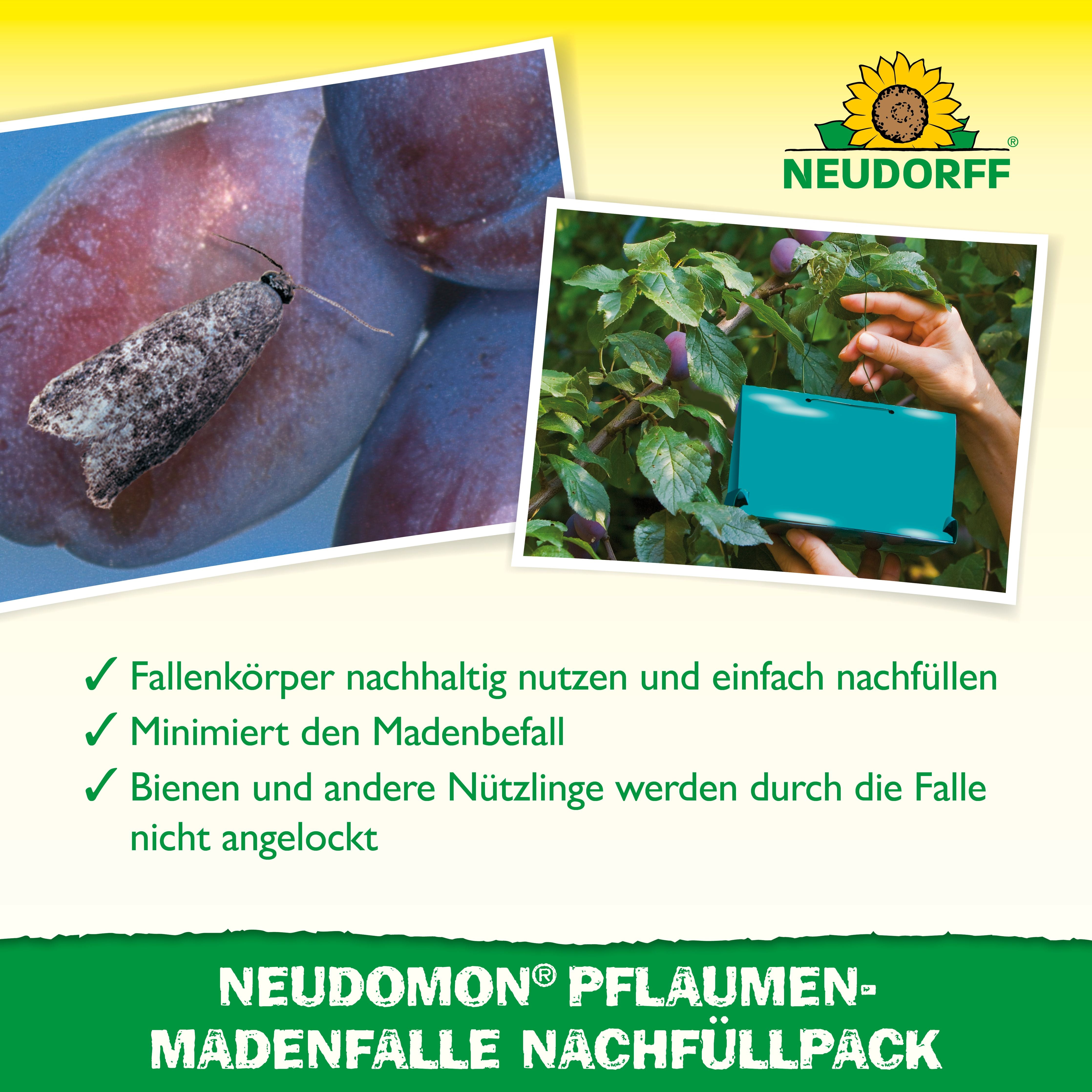Neudomon Pflaumenmaden­Falle Nachfüllpack
