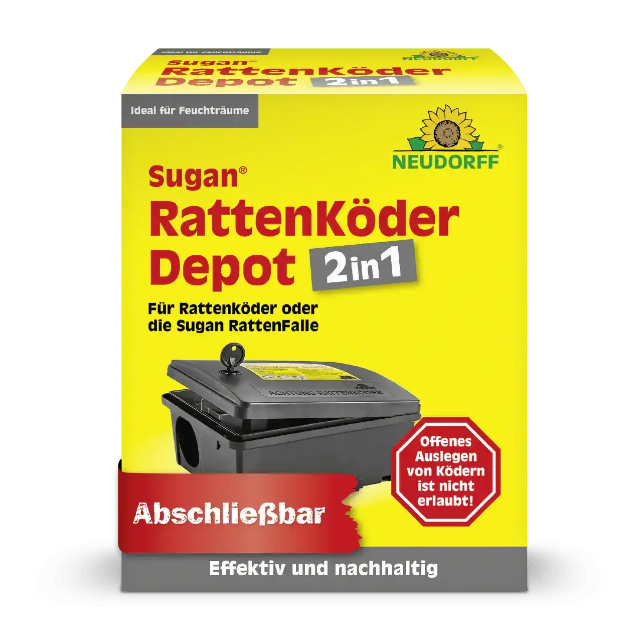 Neudorff Sugan Ratten­Köder Depot by Neudorff
