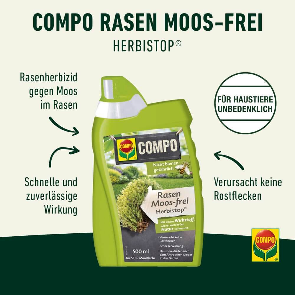 COMPO Rasen Moos-frei Herbistop® 500 ml
