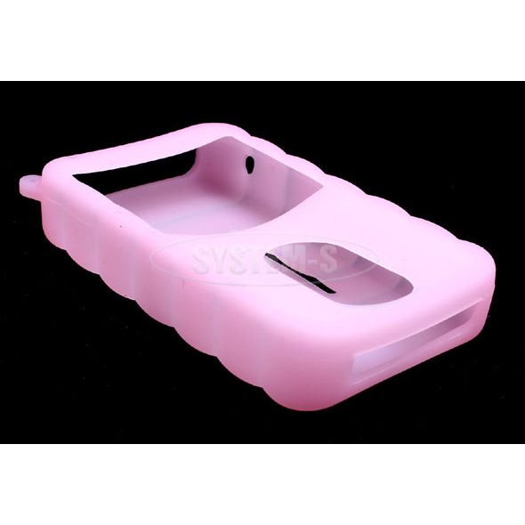 System-S Silikon Skin Hülle Cover für Creative Zen Vision M in pink