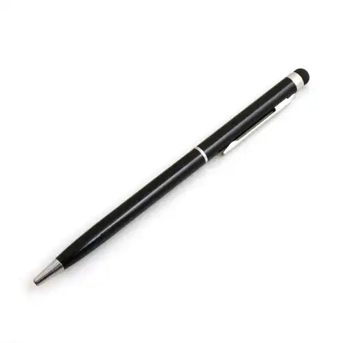 2 in 1 Stylus Kugelschreiber in Schwarz für Tablet PC Smartphone