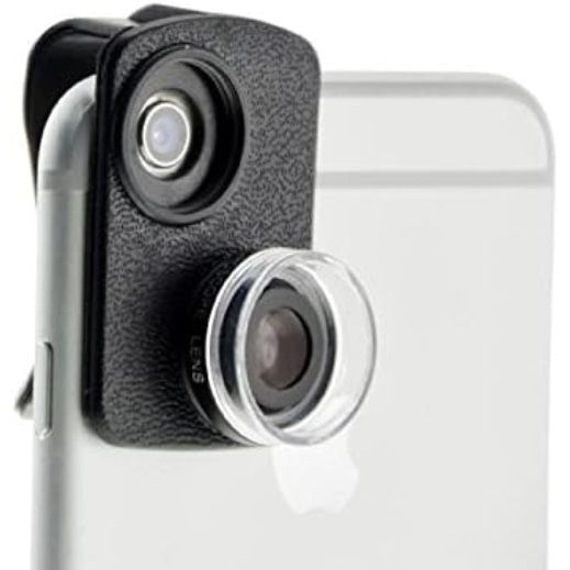 Mikroskop Linse Objektiv 30x Zoom Clip On Klemm Adapter Für Smartphone Tablet PC