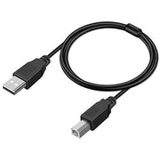 System-S USB Kabel Typ A Auf B Mit Ferritkern 140 cm - Verlustfreie Audiosignale Für High-Res-Aufnahmen