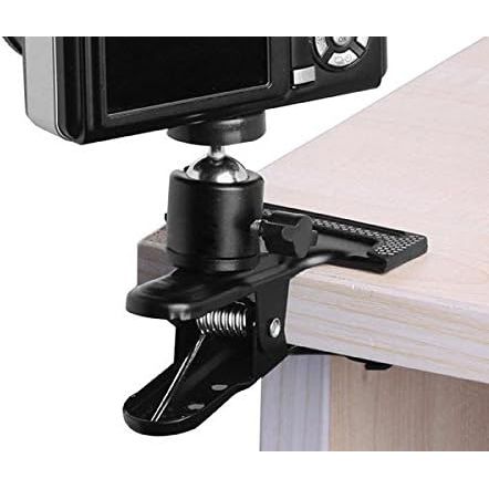 System-S Mini Stativ Klammer Mit 360 Grad Kugelkopf Und 1/4 Zoll Gewinde Für Flexible Halterung