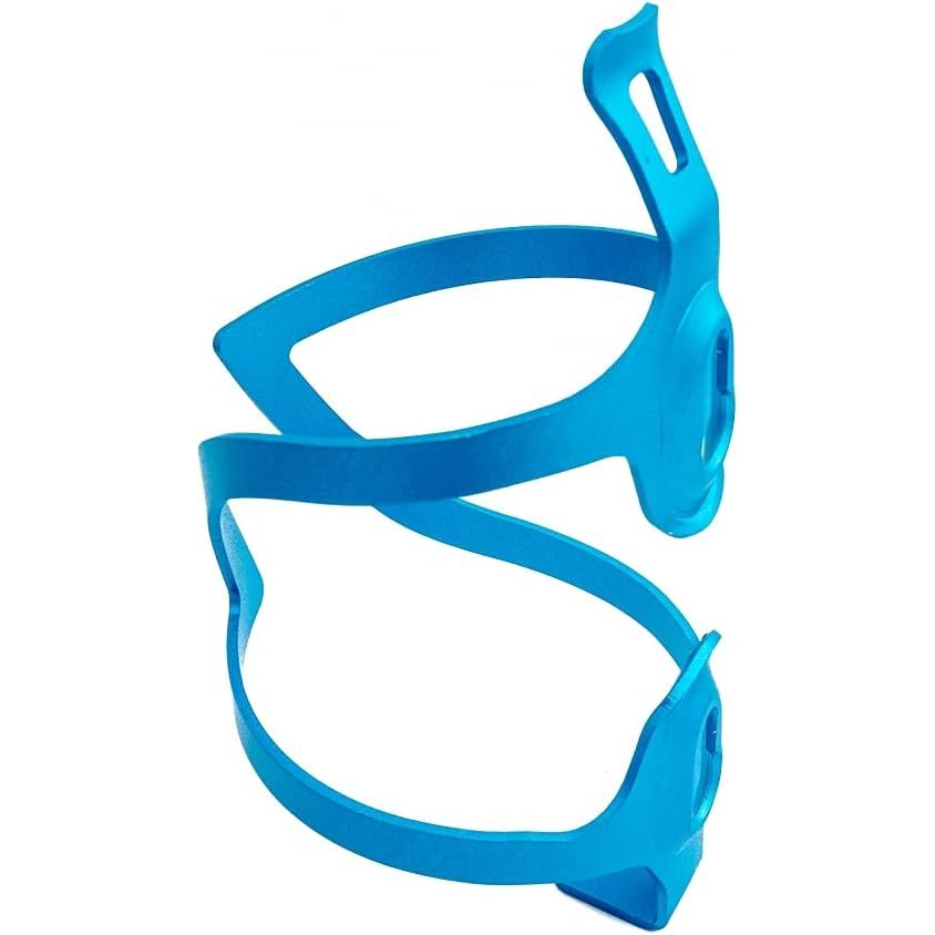 Blauer Fahrrad Flaschenhalter Aus Leichtem Kunststoff Für Flaschen Bis 7 cm Durchmesser