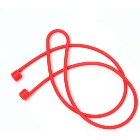Silikon Halteband Holder Für AirPods Rot Mit Rutschfestem Silikonring Für Sicheren Halt 5 Stück