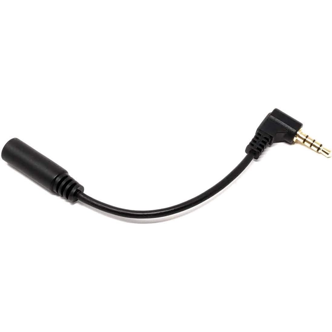 90 Grad Winkeladapter 3,5 mm Klinke Vierpolig TRRS Kabel Adapter 10 cm Kompakt Für Handy