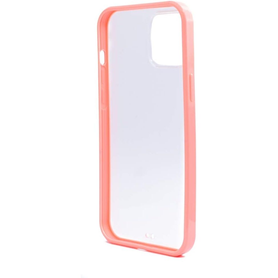 SYSTEM-S Silikon Schutzhülle Pink Transparent - Passgenau Für iPhone 12 Pro Max Schutz Vor Stürzen Und Kratzern