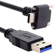 USB 3.1 Kabel Typ C Zu Typ A Winkelstecker 8 Meter Abwärtskompatibel Bis 5 Gigabit Pro Sekunde