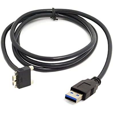 System S USB 3.0 Kabel Typ A Stecker Zu Micro B Stecker Winkel Schraube Hochwertig