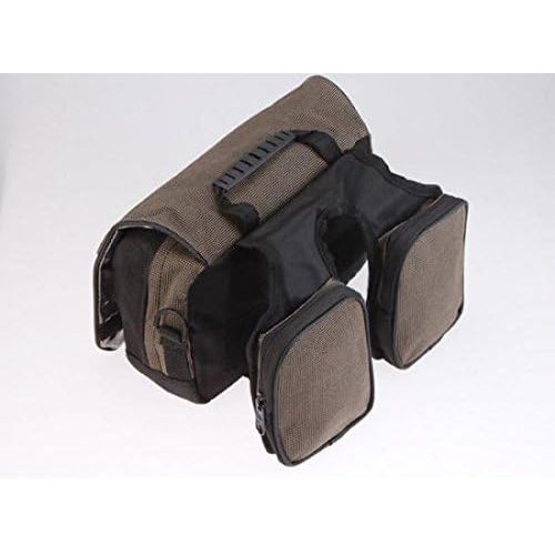 System-S Multifunktions- Fahrradtasche Lenkertasche Fahrradhalterung Fahrradtasche Schultertasche in Schwarz-braun