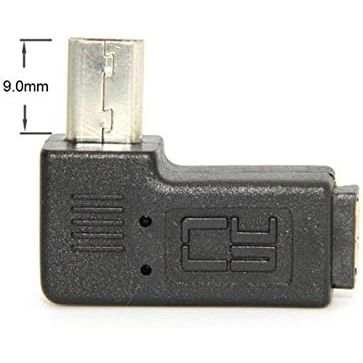 90 Grad Winkelstecker Micro USB Auf Micro USB Adapter OTG Host Kabel Für Smartphone Tablet