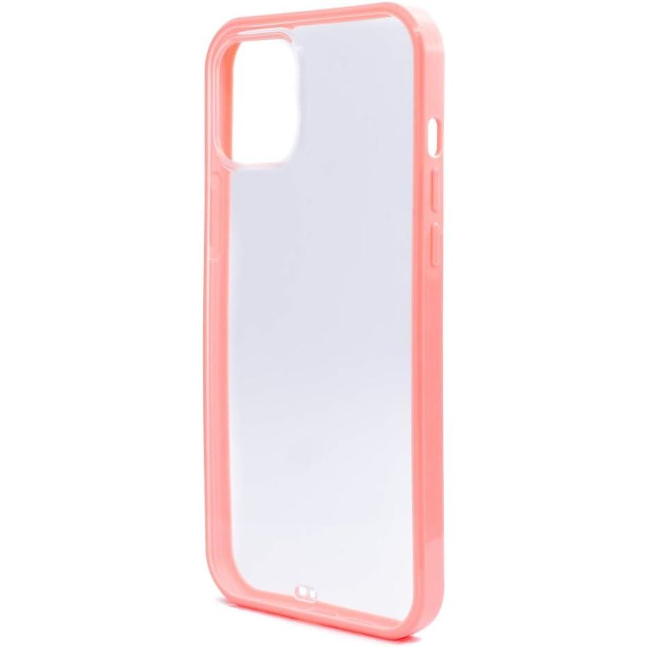 SYSTEM-S Silikon Schutzhülle Pink Transparent - Passgenau Für iPhone 12 Pro Max Schutz Vor Stürzen Und Kratzern