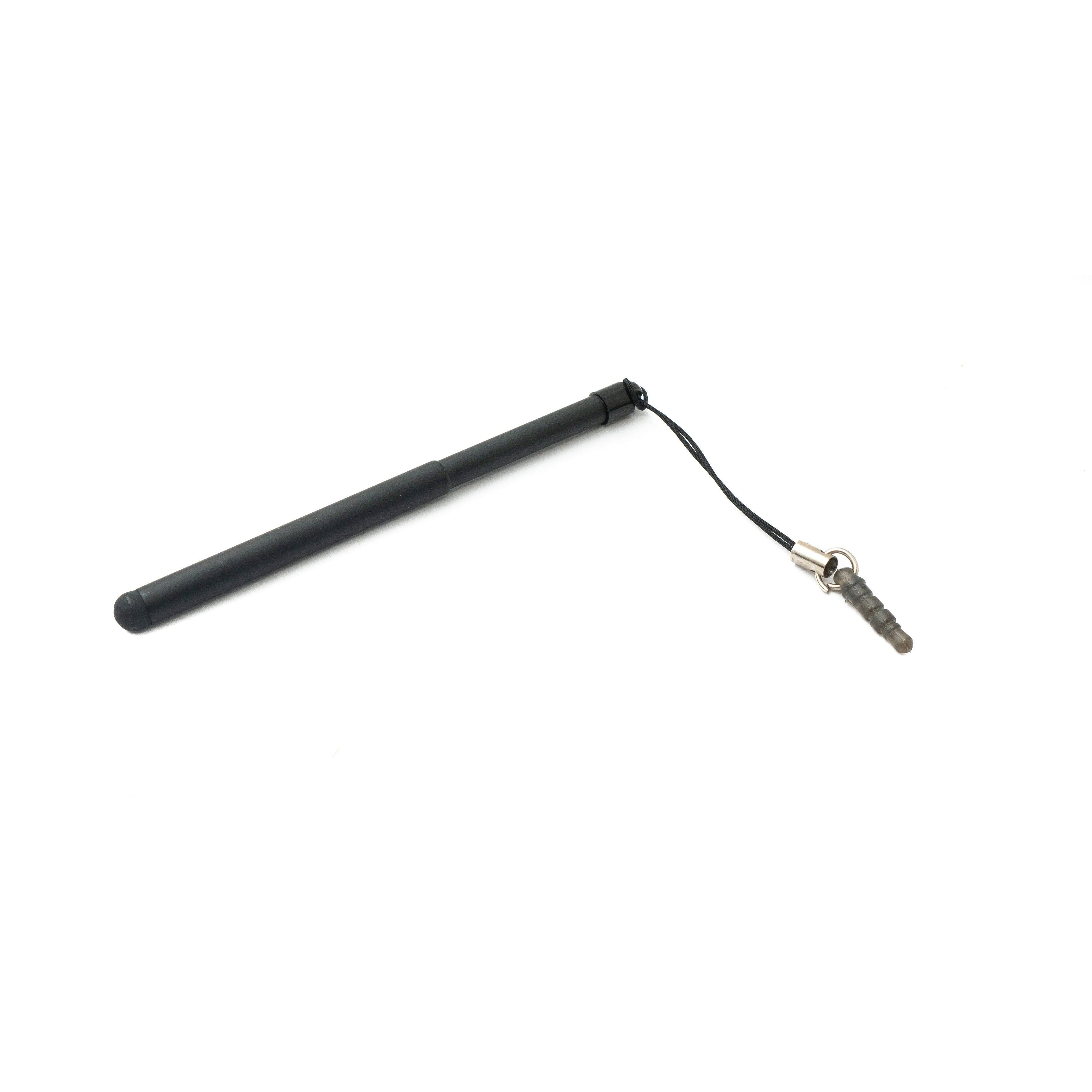 Ausziehbarer Mini Stylus Stift Schwarz Für Smartphone Tablet PC Mit 6,5 Bis 9,5 Cm Silikon Spitze
