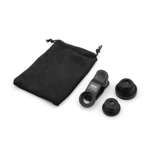 3 In 1 Clip On Optische Fisheye Macro Weitwinkel Linse Für Smartphone Und Tablet Universal