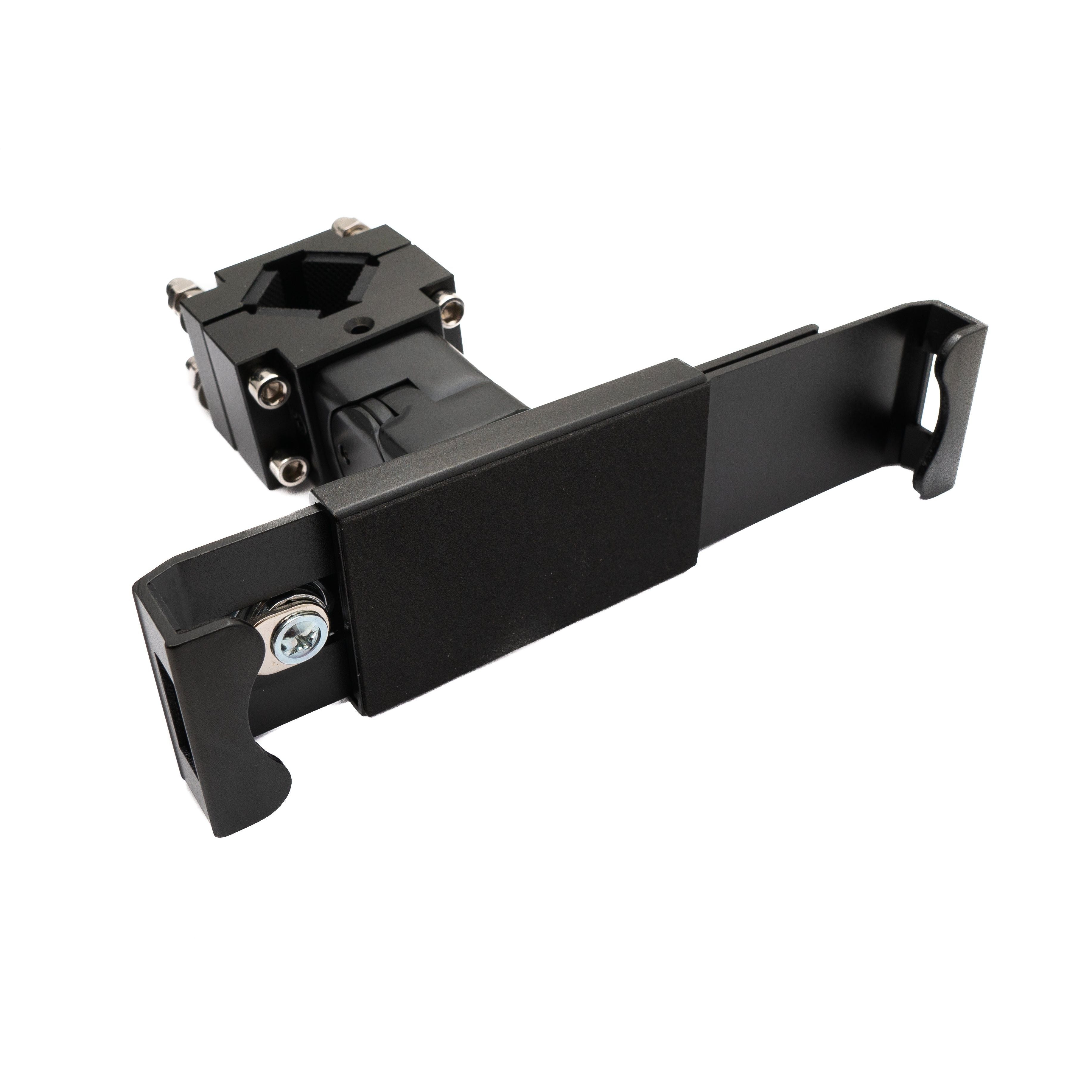 SYSTEM-S Diebstahlschutz Stangenhalterung Mit Schloss Schwarz Für Tablets 7 Bis 10,5 Zoll