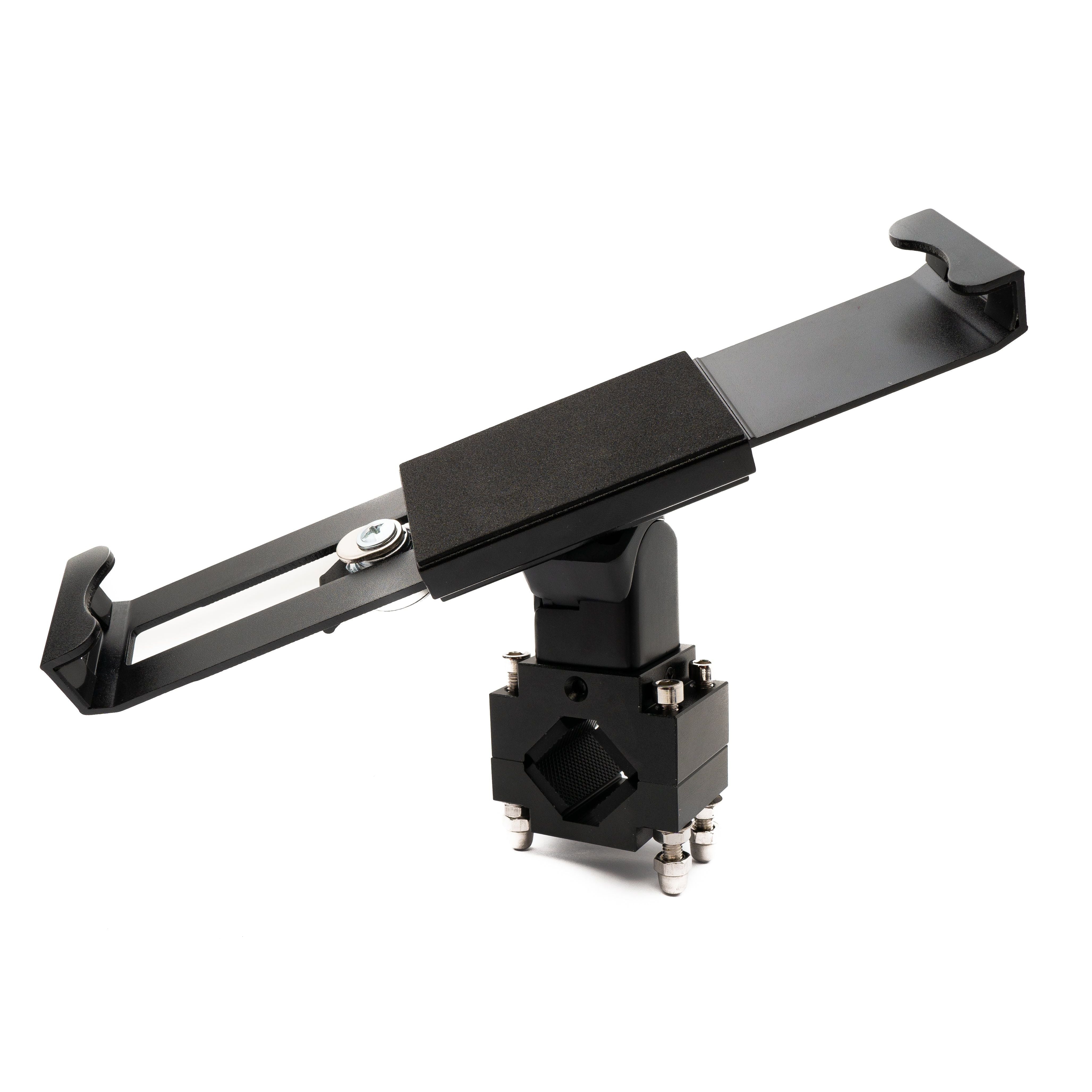 SYSTEM-S Diebstahlschutz Stangenhalterung Mit Schloss Schwarz Für Tablets 7 Bis 10,5 Zoll