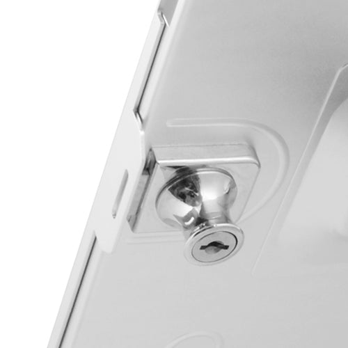 System S Abschließbare Wandhalterung Für iPad 9,7 Zoll 2018 Mit Gebogenem Arm Messe Displayhalterung