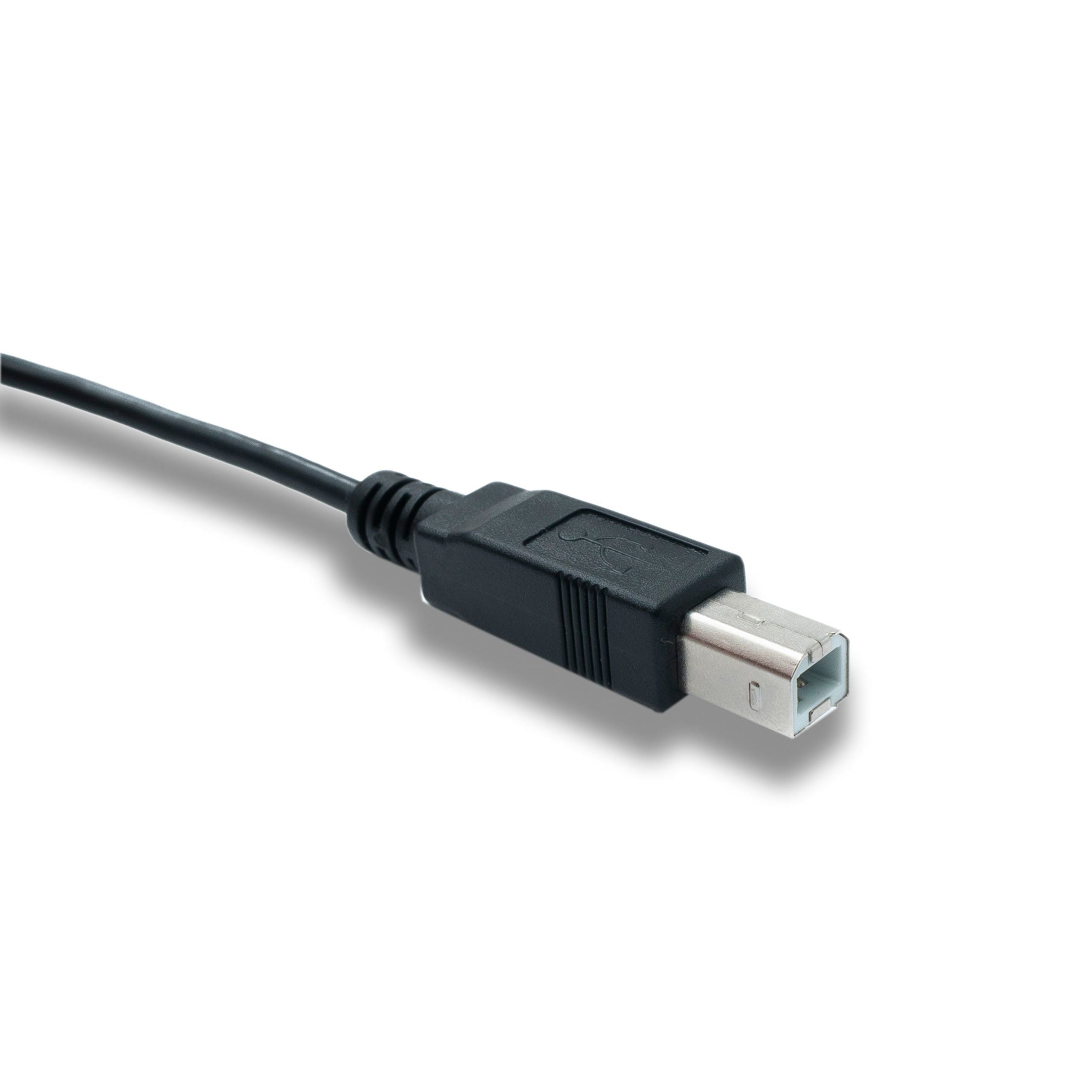 System-S USB 2.0 Kabel Typ B Zu Typ A Winkelstecker 20 Cm Platzsparendes Kabel Schneller Datentransfer