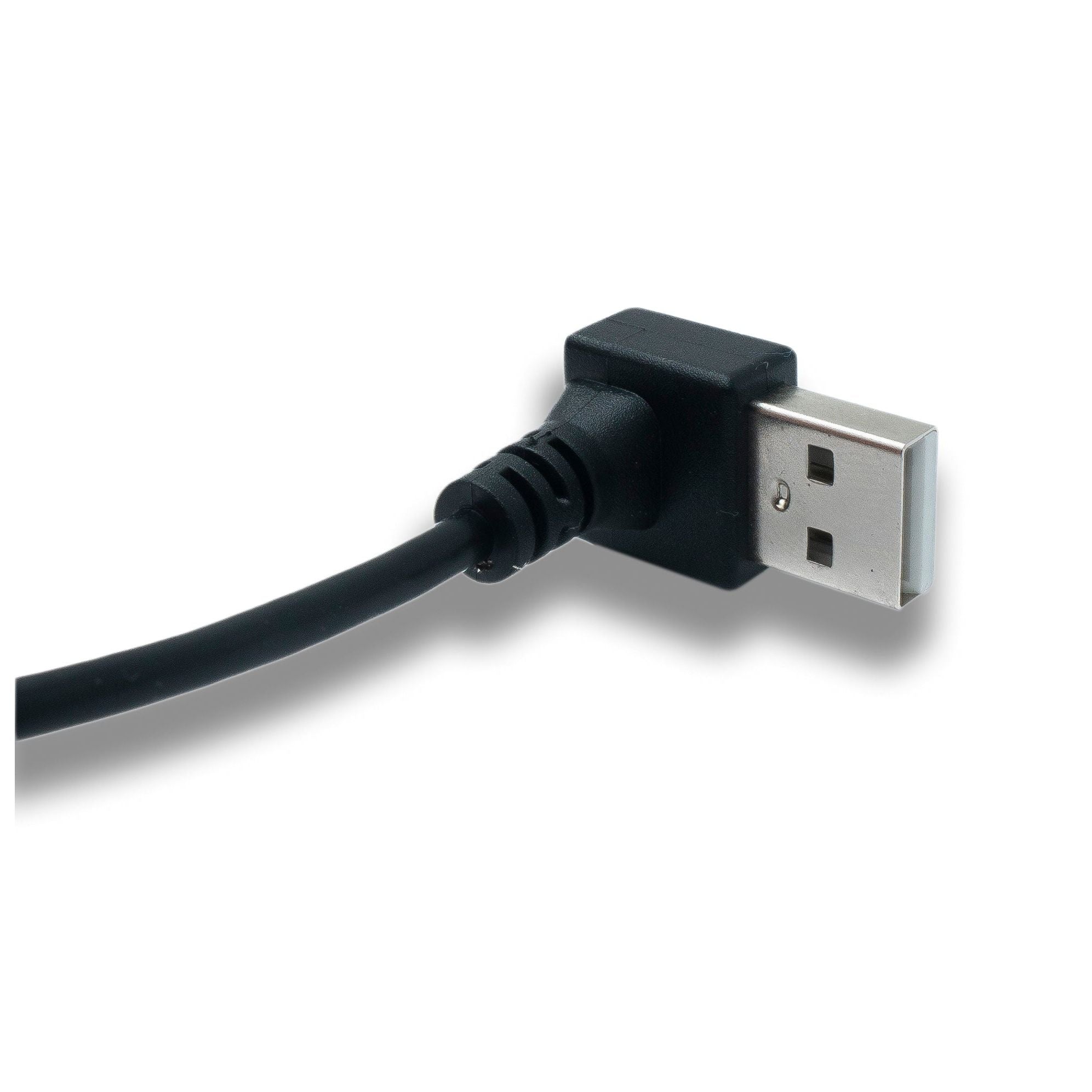 System-S USB 2.0 Kabel Typ B Zu Typ A Winkelstecker 20 Cm Platzsparendes Kabel Schneller Datentransfer