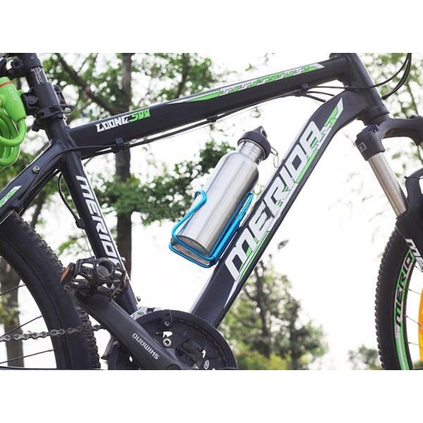 Fahrrad Rad Flaschenhalter Getränkehalter Trink Flaschen Halterung Blau