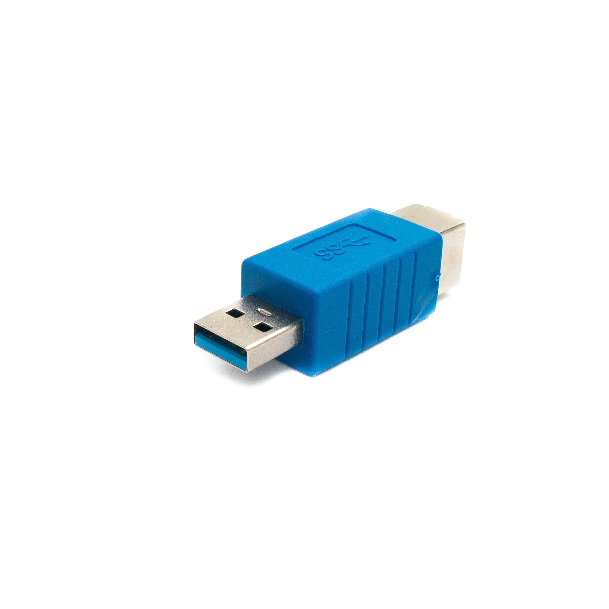 USB 3.0 Adapter Typ B Zu Typ A Kabel Blau 5 Gbit Pro Sekunde Übertragung Und 100 W Leistung