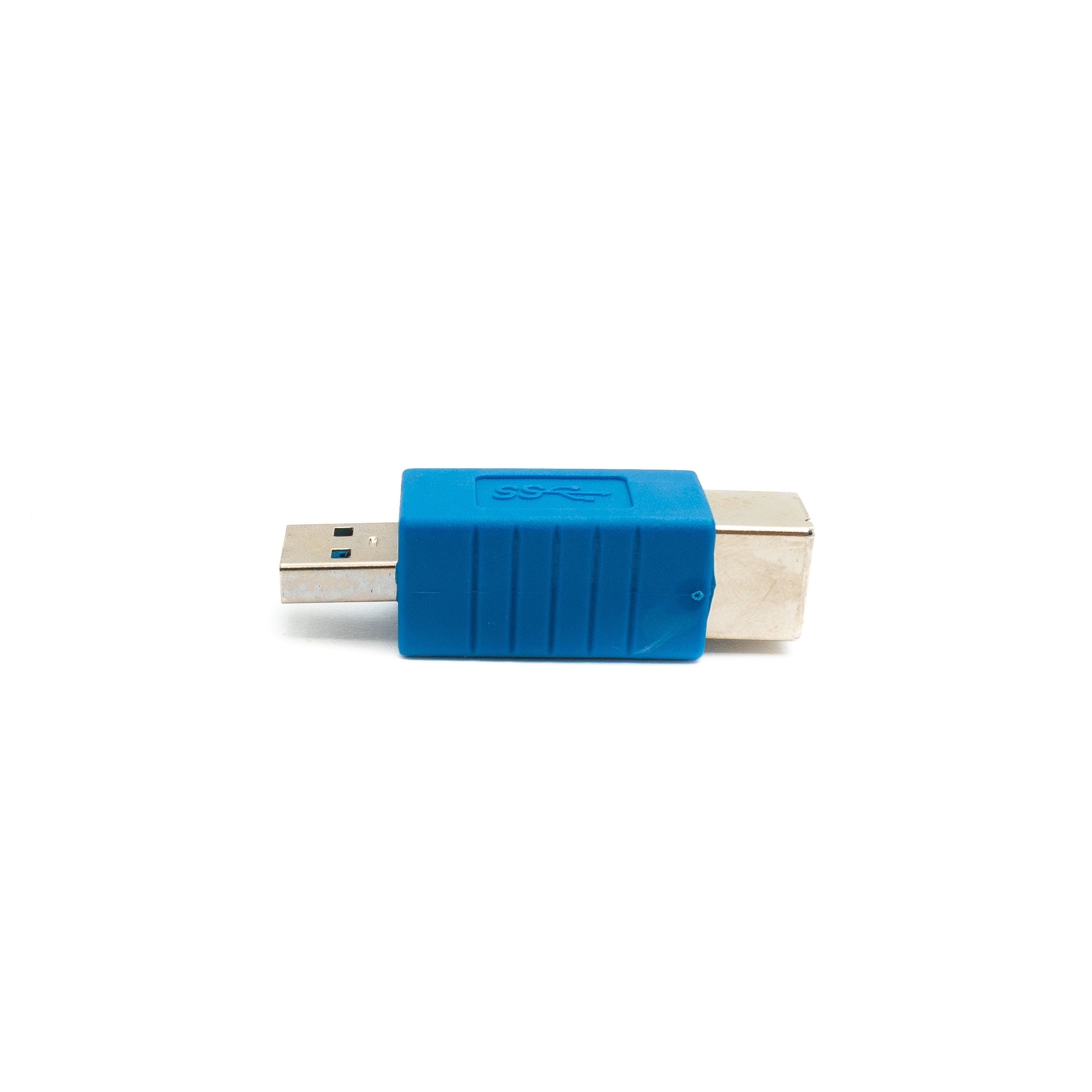 USB 3.0 Adapter Typ B Zu Typ A Kabel Blau 5 Gbit Pro Sekunde Übertragung Und 100 W Leistung