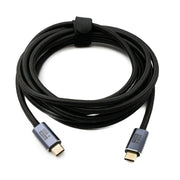 SYSTEM-S USB4 USB Kabel 300 cm Typ C Stecker zu Stecker 20 Gbit/s USB 4.0 geflochten Schwarz