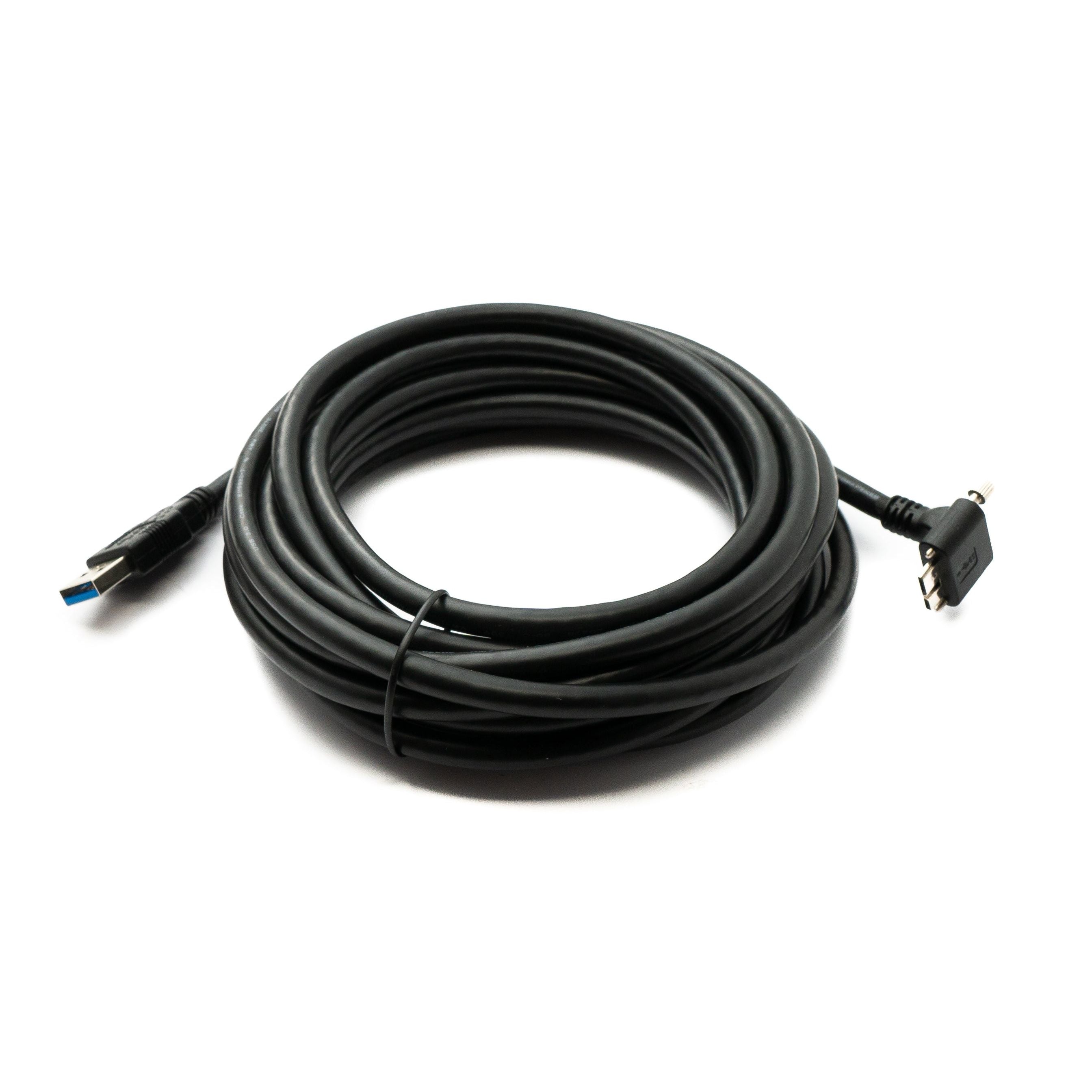 System S USB 3.0 Kabel Typ A Stecker Zu Micro B Stecker Winkel Schraube Hochwertig