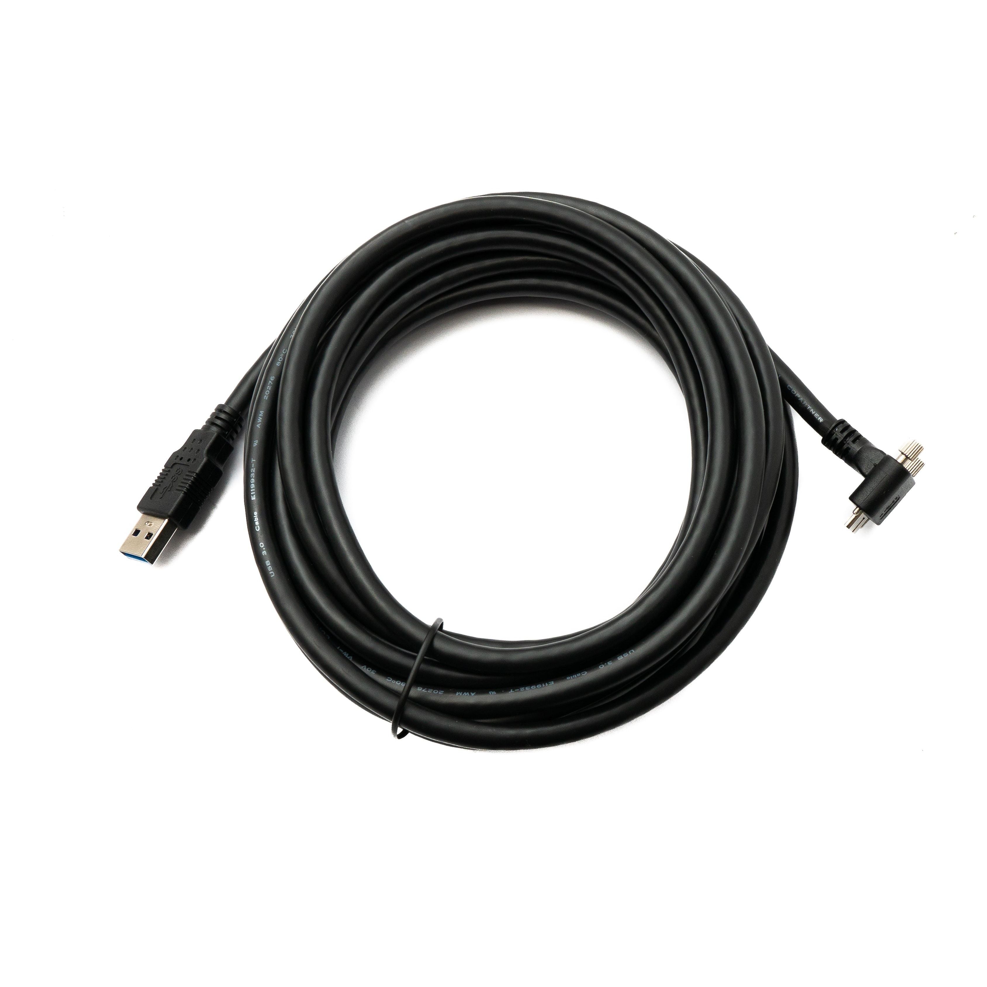 System S USB 3.0 Kabel Typ A Stecker Zu Micro B Stecker Winkel Schraube Hochwertig