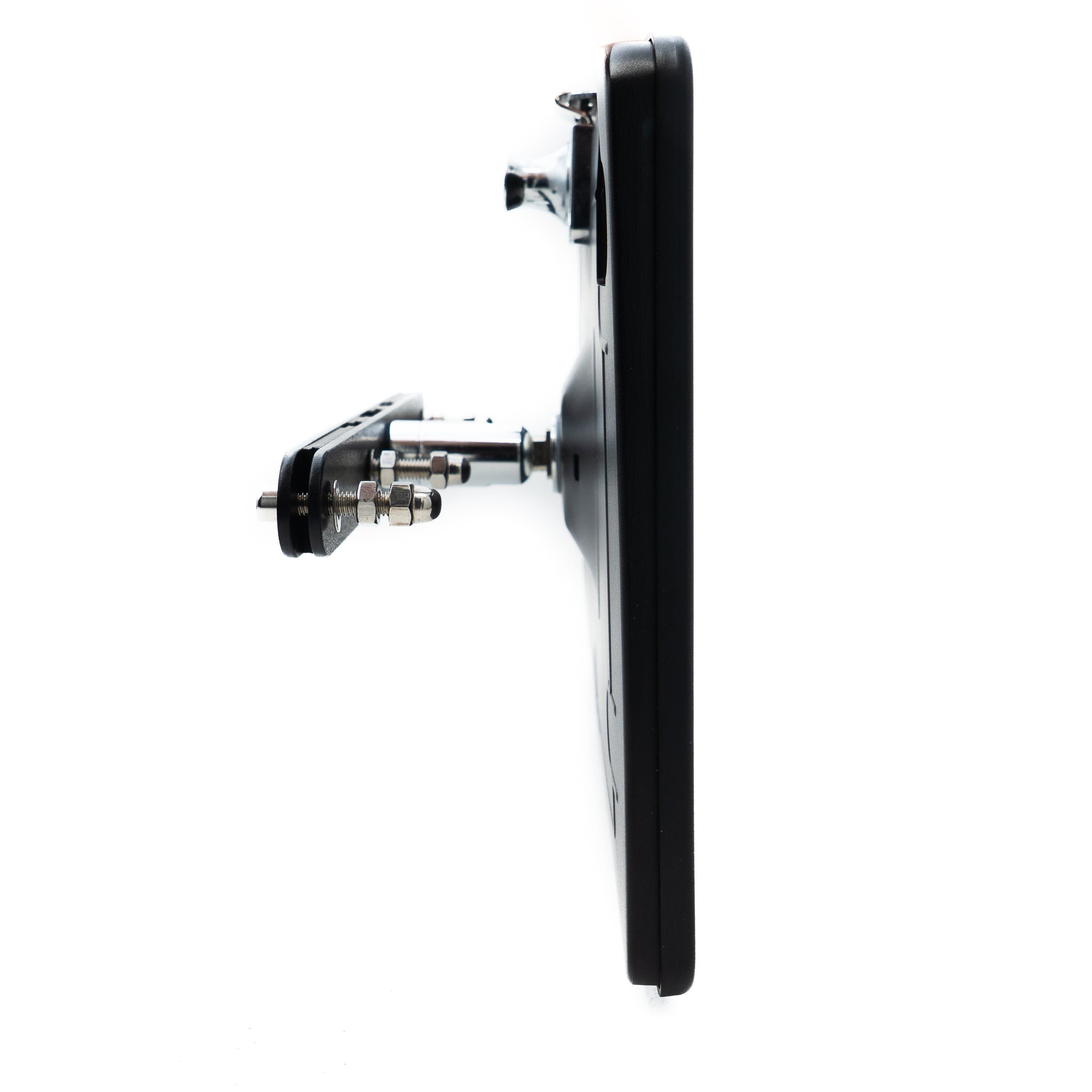 SYSTEM-S Auto 360° Halterung abschließbar Kopfstütze für iPad 10 Pro 11 Air 4 5 Schwarz