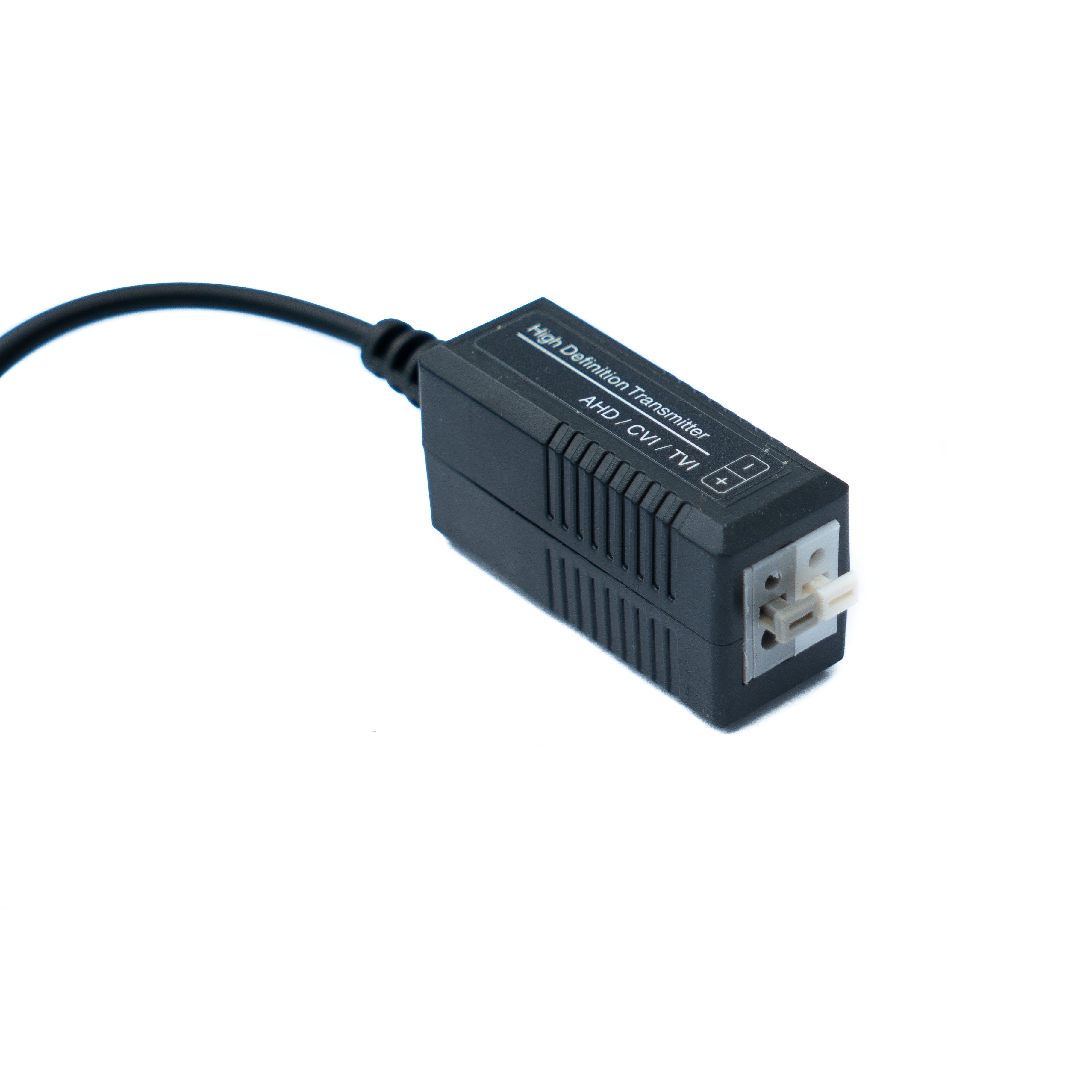 SYSTEM-S 2x Twisted Pair Kabel 10 cm Push Terminal Zu BNC Stecker Für HD Kameras Schwarz - Analoge CCTV Verbindung