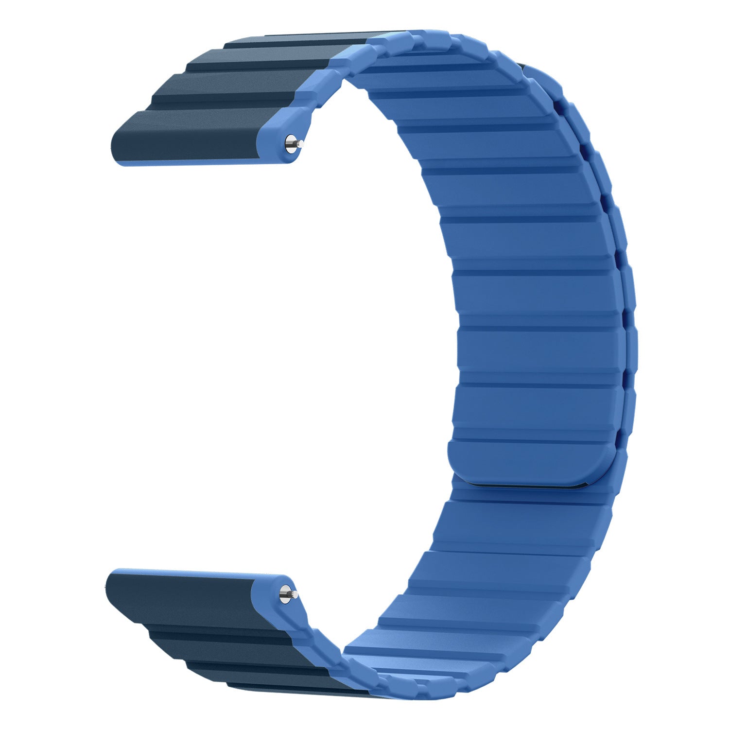 Silikonarmband Blau 20 mm Magnetverschluss Für Samsung Galaxy Watch 4 Und 5 Stilvolles Band