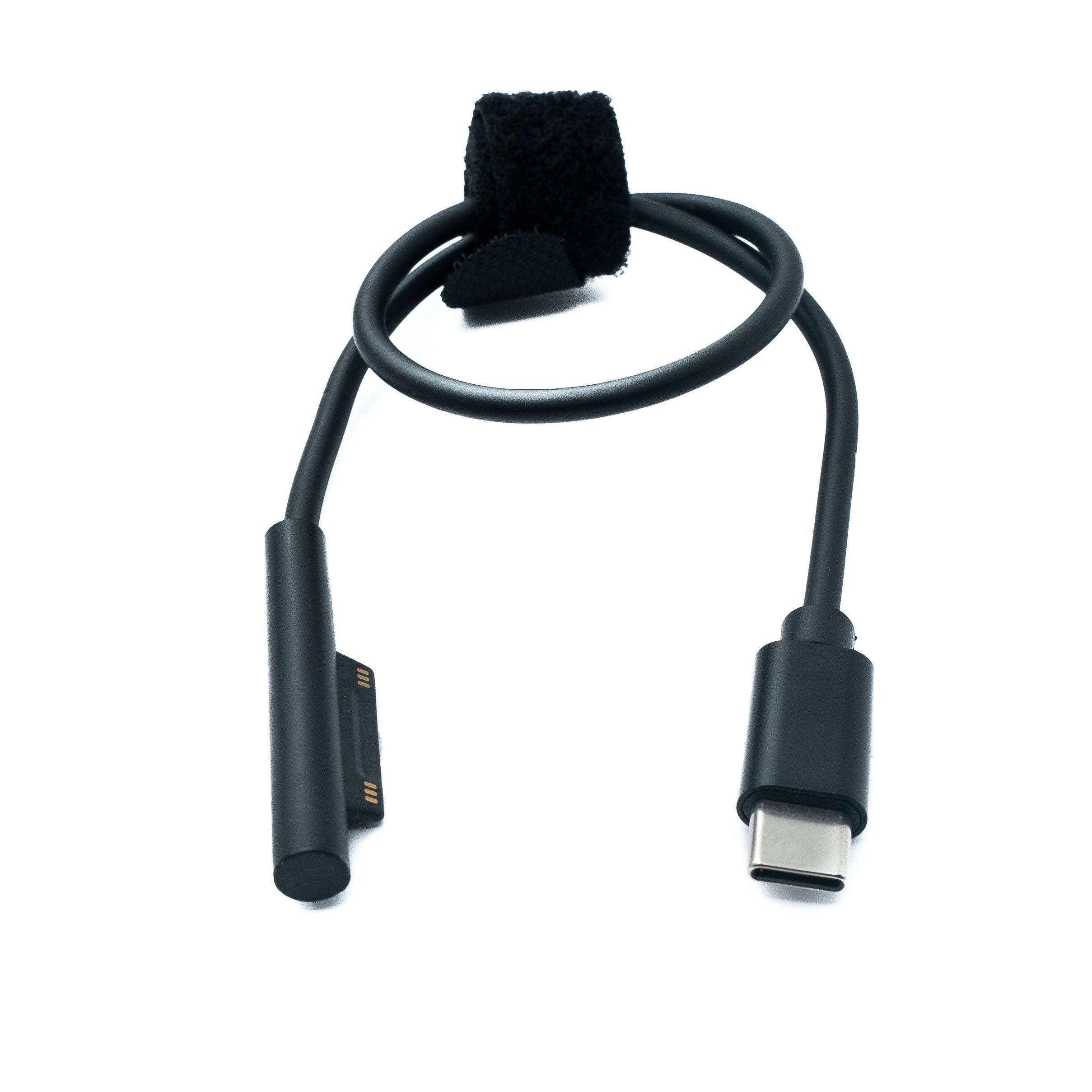 SYSTEM-S USB 3 1 Kabel Surface Ladekabel Schwarz SuperSpeed Bis 5 Gbit Sekunde Daten Übertragung