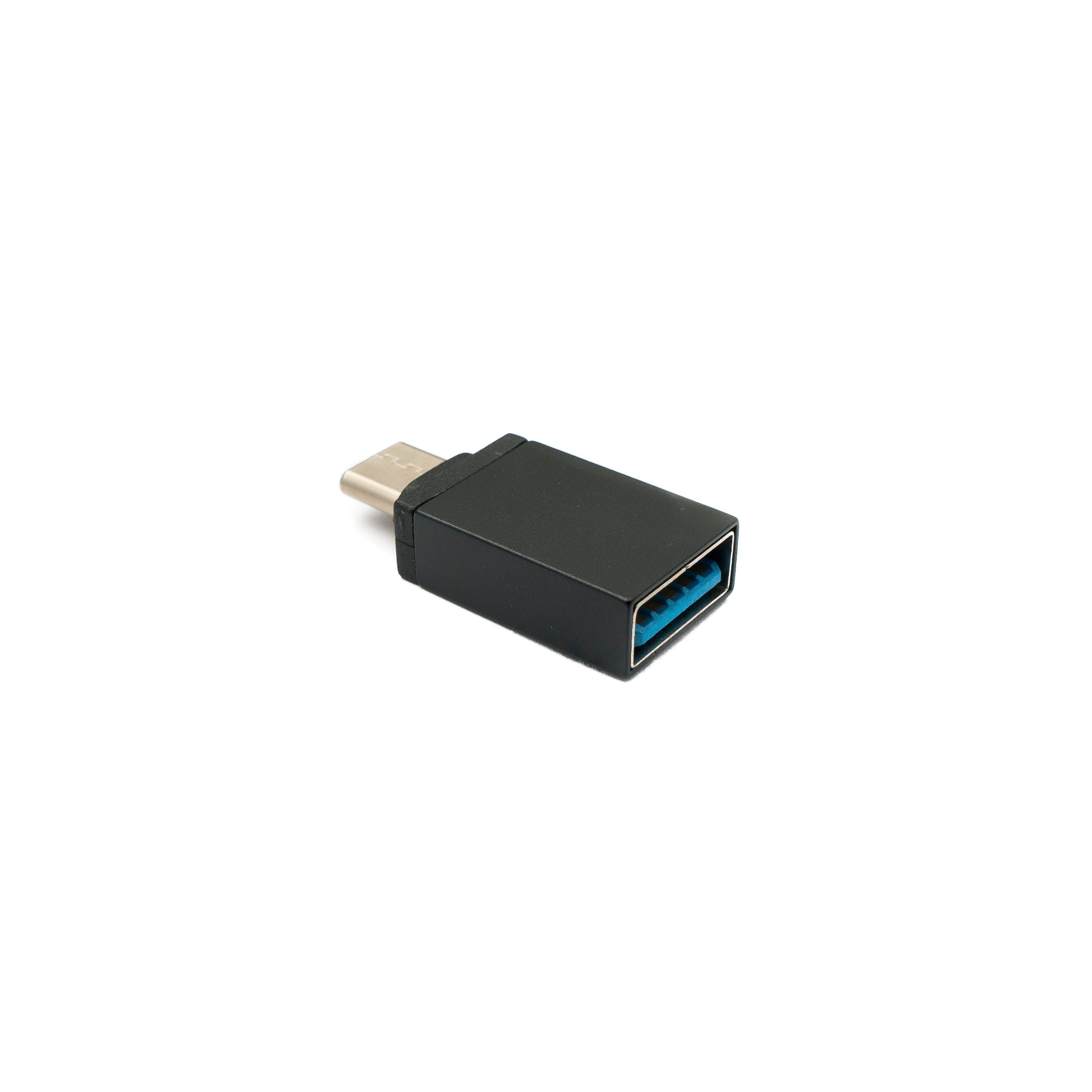 Kompakt USB C Adapter Typ C Stecker Zu USB A 3.0 Buchse 5 Gbit/s Schwarz Hochwertig