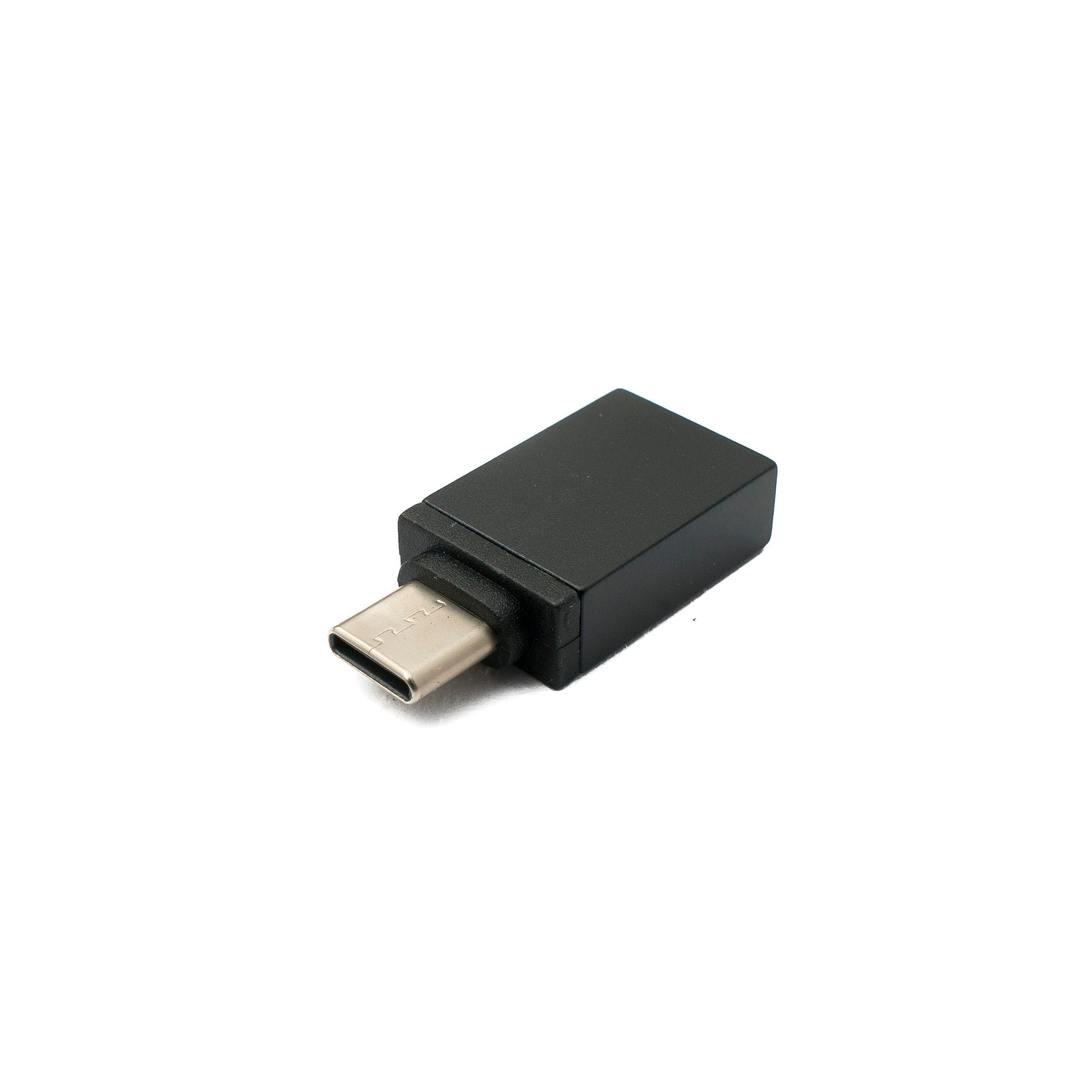 Kompakt USB C Adapter Typ C Stecker Zu USB A 3.0 Buchse 5 Gbit/s Schwarz Hochwertig