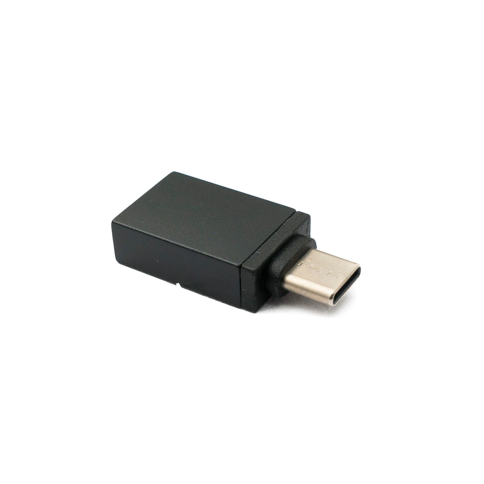 Kompakt USB C Adapter Typ C Stecker Zu USB A 3.0 Buchse 5 Gbit/s Schwarz Hochwertig