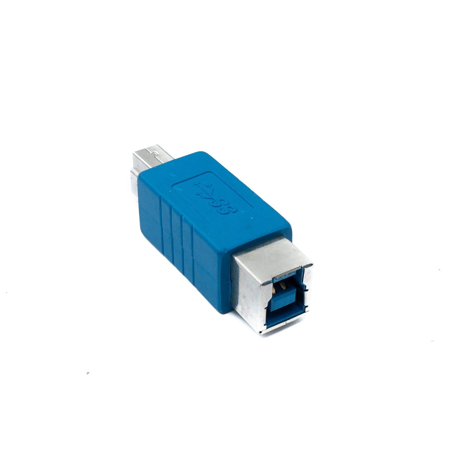 SYSTEM-S USB 3.0 Adapter Typ B Stecker Zu Buchse Blau - Datenübertragung Bis 5 Gbit Pro Sekunde