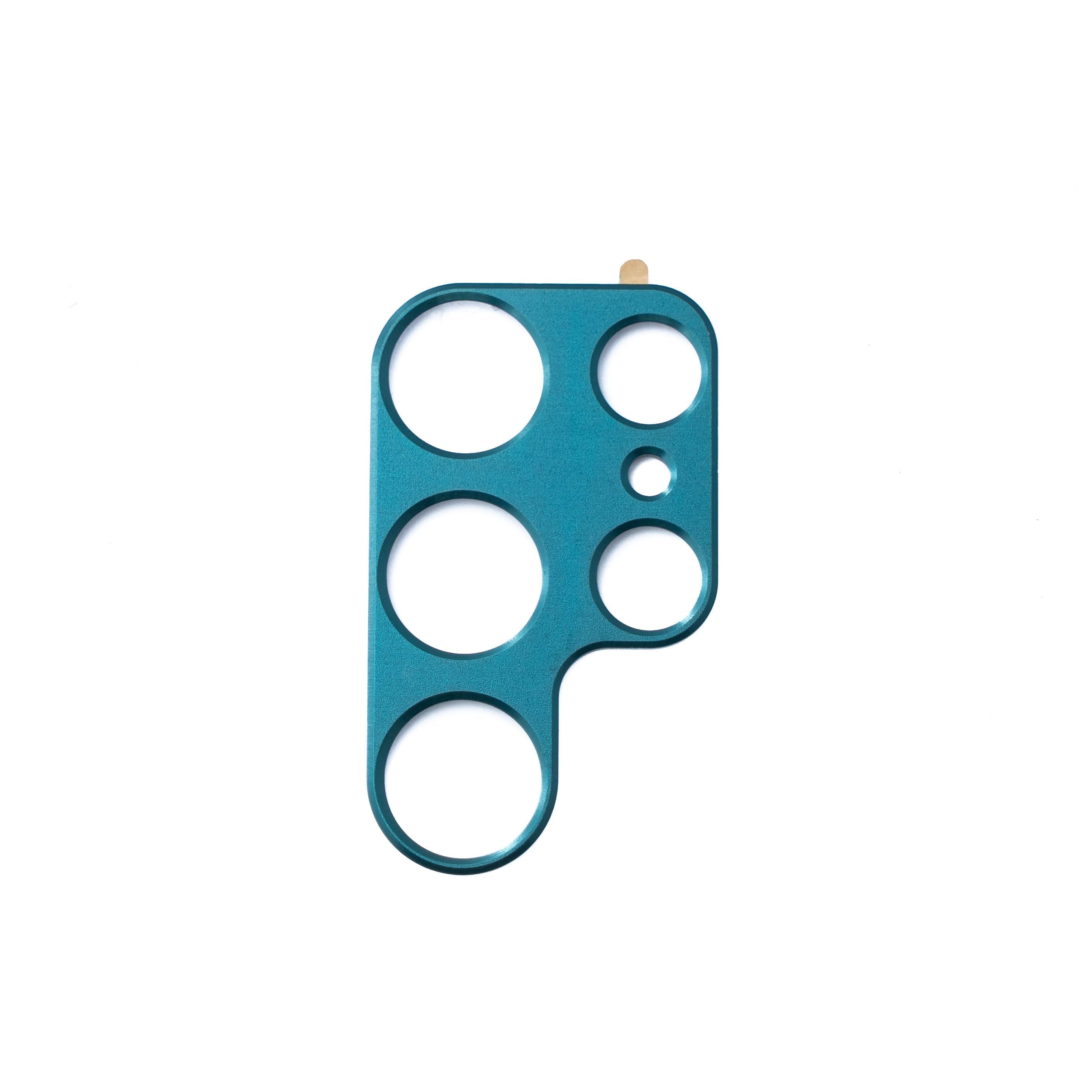 Aluminium Kameralinsen Abdeckung Grün Für Samsung Galaxy S22 Ultra Mit Kratzschutz Und Aussparungen