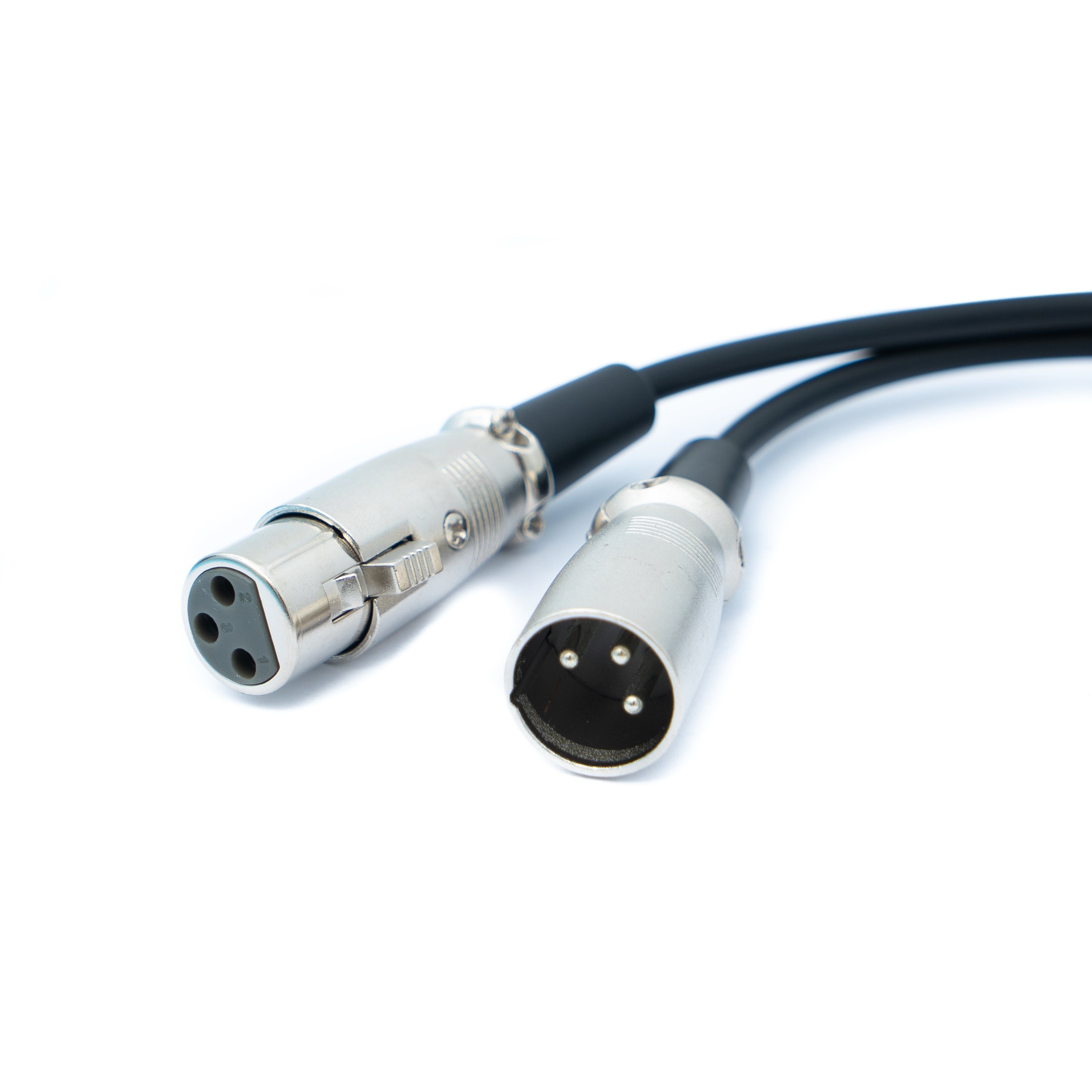 XLR Y Kabel 30 Cm 2x 3 Pol Buchsen Zu RJ45 Buchsen Schwarz Profi Audio Kabel Für Studio Einsatz