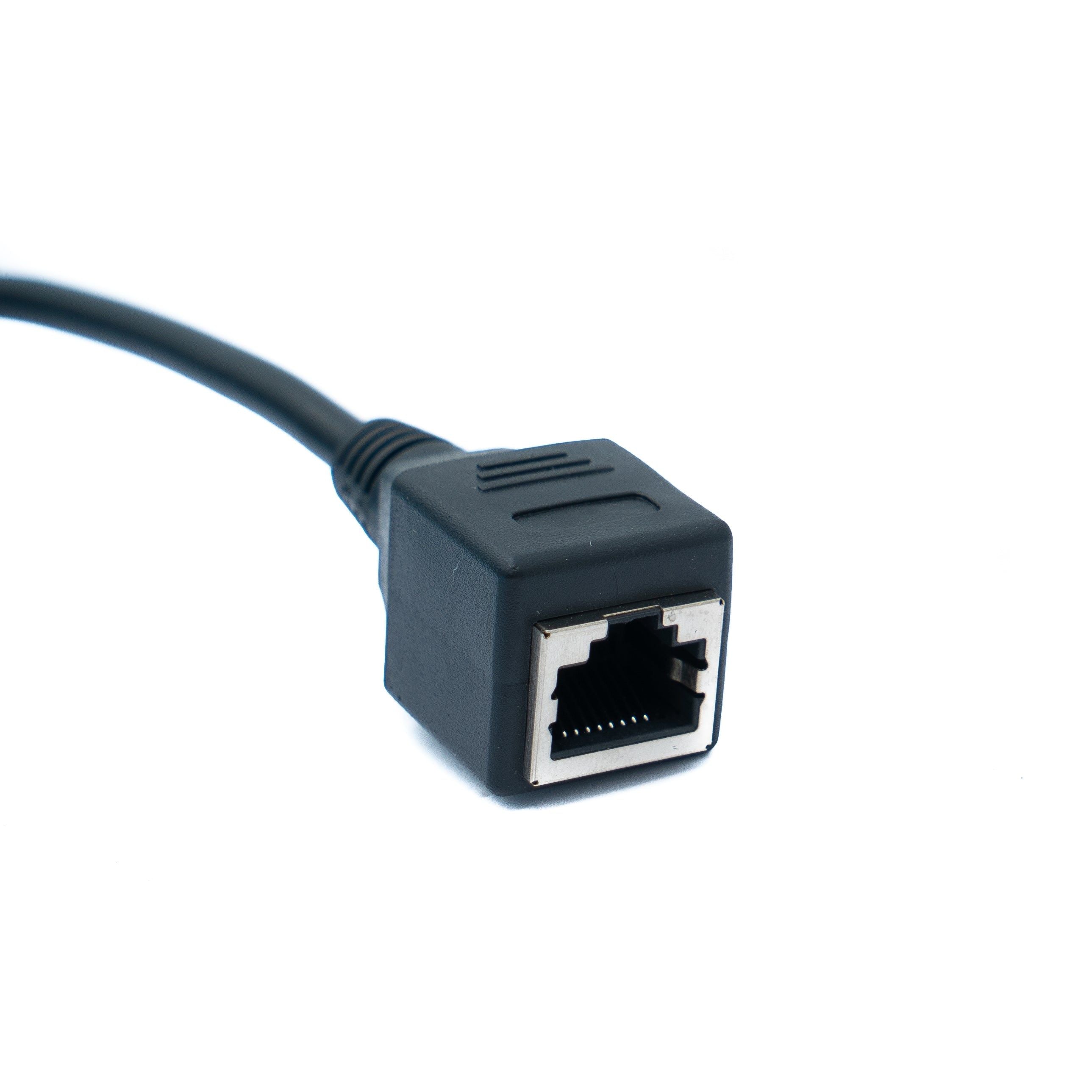 XLR Y Kabel 30 Cm 2x 3 Pol Buchsen Zu RJ45 Buchsen Schwarz Profi Audio Kabel Für Studio Einsatz