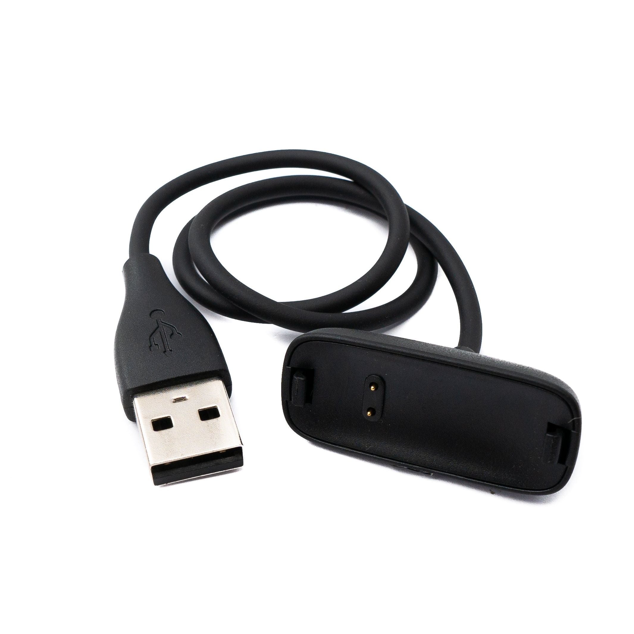 Magnetisches USB Ladekabel 30 cm Für Fitbit Inspire 2 Smartwatch Schwarz Kompatibel