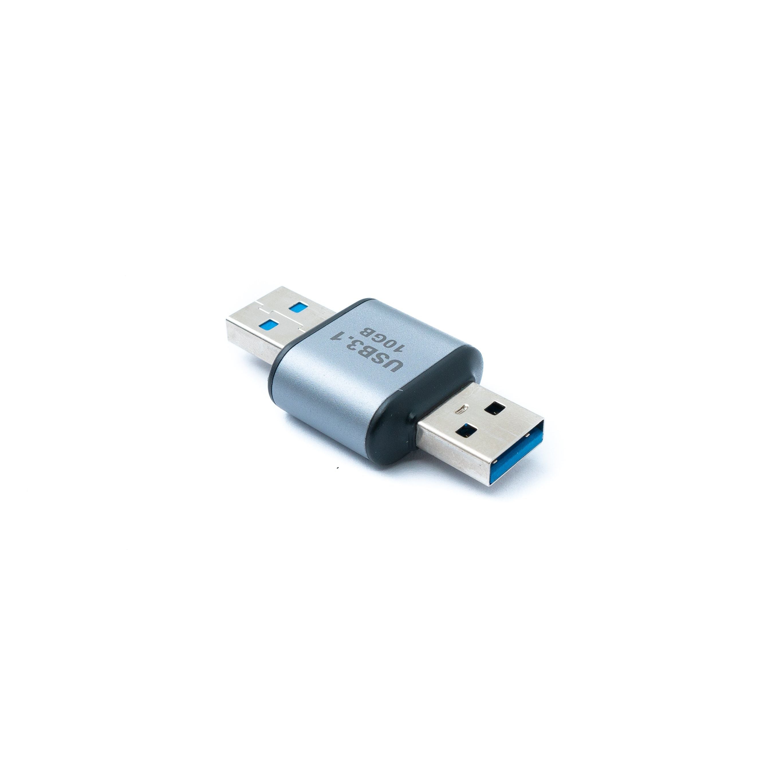 USB 3.1 Gen 2 Adapter Typ A Schnellladeadapter Bis 100W Und 20A Schwarz Grau 10 Gbit